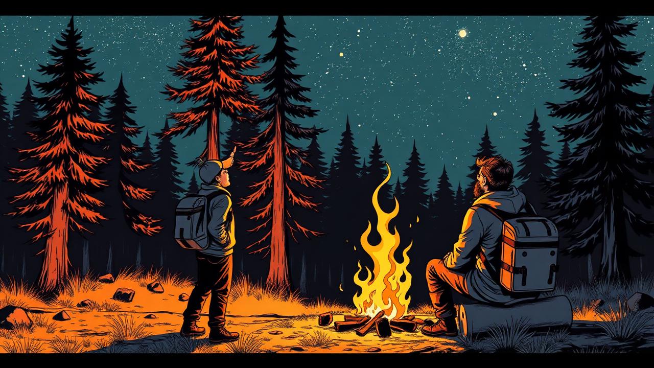 Graphic ink variant of the painterly style